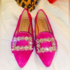 Pink Chase + Chloe Loafers